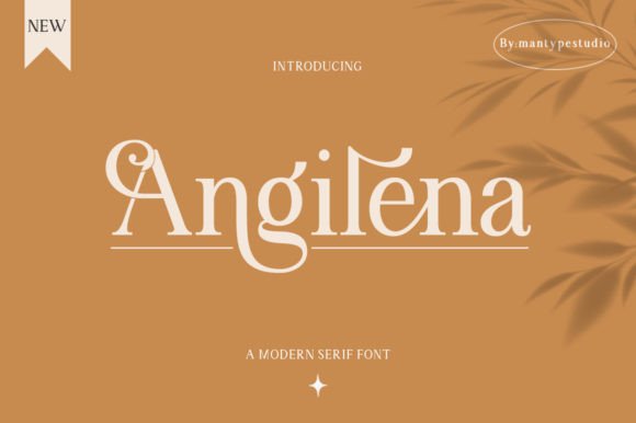 Angilena: A Refined Serif Typeface for Editorial Design