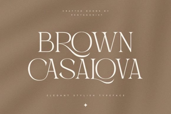 Brown Casalova: The Serif Font That Elevates Your Brand