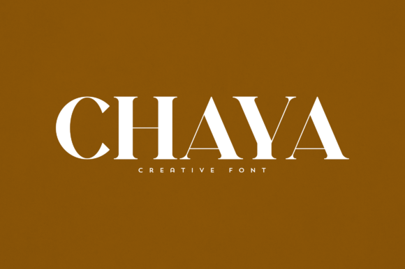 Chaya: A Serif Font for Elegant Web Design