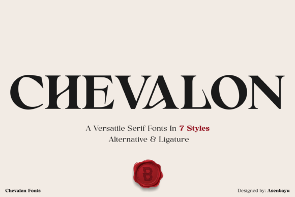 Elevate Your Brand with Chevalon: A Versatile Serif Font for Business