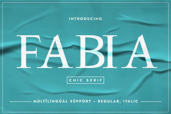 Fabia: The Clean Slab Serif Font for Crafters