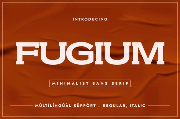 Fugium: A Modern Slab Serif Font for Bold Web Design