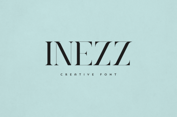 Inezz: A Refined Serif Typeface for Editorial Design