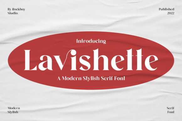 Lavishette: The Elegant Serif Font for Modern Branding
