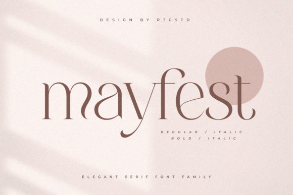 Mayfest Font Review: A Stylish Serif for Web Headers