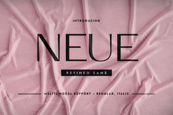 Neue: The Chic Typeface That Elevates Your Brand