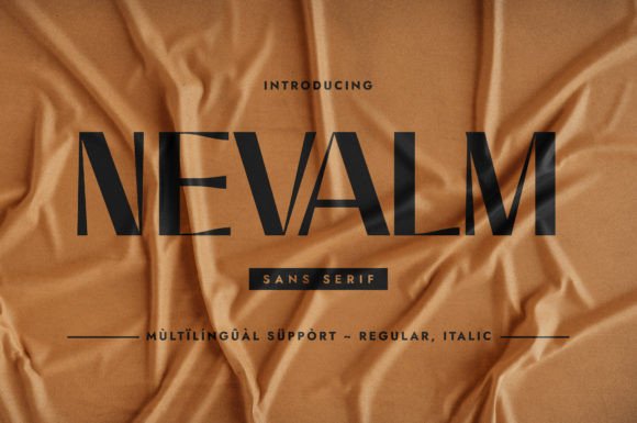 Nevalm Typeface: Elevating Small Business Branding