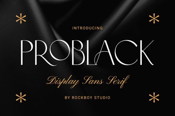 Problack: A Modern Sans Serif Font for Web Design