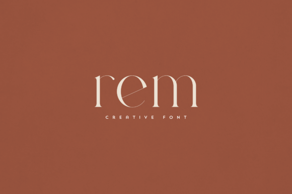 Rem: A Serif Font for Web Design