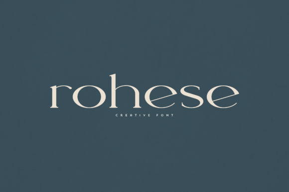 Rohese: A Serif for Real Projects