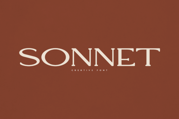 Sonnet Font: Elegant Typography for Crafters