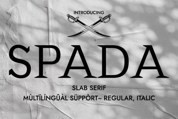 Spada Typeface: Sharpen Your Campaign Visuals