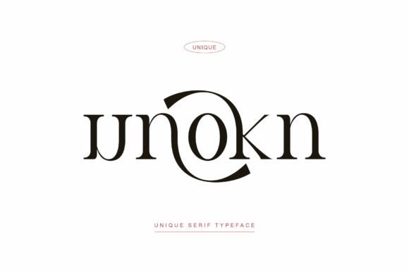 Unokn: A Stylish Serif Font for Business