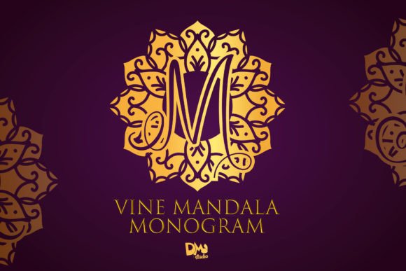 Vine Mandala Monogram Review: An Elegant Decorative Font for Branding