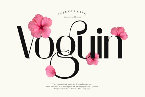 Voguin: A Modern Sans Serif Typeface for Digital Branding